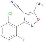 3-(2-Chloro-6-fluorophenyl)-5-methylisoxazole-4-carbonitrile