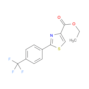4-Thiazolecarboxylic acid, 2-[4-(trifluoromethyl)phenyl]-, ethyl ester