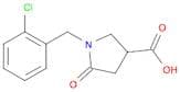1-(2-Chlorobenzyl)-5-oxopyrrolidine-3-carboxylic acid
