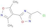 3-(Chloromethyl)-5-(3,5-dimethylisoxazol-4-yl)-1,2,4-oxadiazole