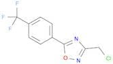 3-(Chloromethyl)-5-[4-(trifluoromethyl)phenyl]-1,2,4-oxadiazole