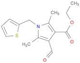 Ethyl 4-formyl-2,5-dimethyl-1-(thiophen-2-ylmethyl)-1H-pyrrole-3-carboxylate