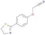 2-[4-(4,5-Dihydro-1,3-thiazol-2-yl)phenoxy]acetonitrile