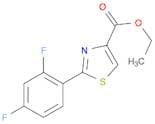 4-Thiazolecarboxylic acid, 2-(2,4-difluorophenyl)-, ethyl ester