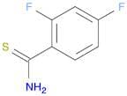 Benzenecarbothioamide, 2,4-difluoro-
