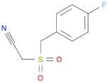 2-((4-Fluorobenzyl)sulfonyl)acetonitrile
