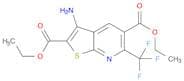 Thieno[2,3-b]pyridine-2,5-dicarboxylic acid, 3-amino-6-(trifluoromethyl)-, 2,5-diethyl ester