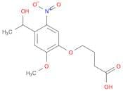 Butanoic acid, 4-​[4-​(1-​hydroxyethyl)​-​2-​methoxy-​5-​nitrophenoxy]​-