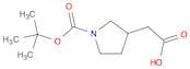 3-Pyrrolidineacetic acid, 1-[(1,1-dimethylethoxy)carbonyl]-
