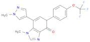 1-Methyl-7-(1-methyl-1h-pyrazol-4-yl)-5-(4-trifluoromethoxy-phenyl)-1,5-dihydro-benzoimidazol-4-one