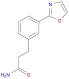 3-(3-(Oxazol-2-yl)phenyl)propanamide