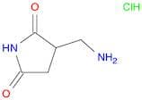 3-(Aminomethyl)pyrrolidine-2,5-dione hydrochloride