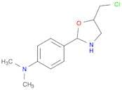 BENZENAMINE, 4-[5-(CHLOROMETHYL)-2-OXAZOLIDINYL]-N,N-DIMETHYL-