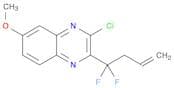 3-Chloro-2-(1,1-difluorobut-3-en-1-yl)-6-methoxyquinoxaline