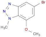 1H-Benzotriazole, 5-bromo-7-methoxy-1-methyl-