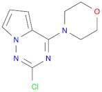 Pyrrolo[2,1-f][1,2,4]triazine, 2-chloro-4-(4-morpholinyl)-