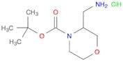 tert-Butyl 3-(aminomethyl)morpholine-4-carboxylate hydrochloride