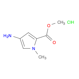 1H-Pyrrole-2-carboxylic acid, 4-amino-1-methyl-, methyl ester, hydrochloride (1:1)