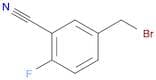 3-Cyano-4-fluorobenzyl bromide