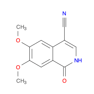 4-Isoquinolinecarbonitrile, 1,2-dihydro-6,7-dimethoxy-1-oxo-