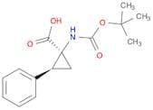 (1S,2S)-1-{[(tert-butoxy)carbonyl]amino}-2-phenylcyclopropane-1-carboxylic acid