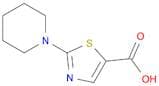 5-Thiazolecarboxylic acid, 2-(1-piperidinyl)-