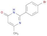 2-(4-Bromophenyl)-6-methylpyrimidin-4-ol