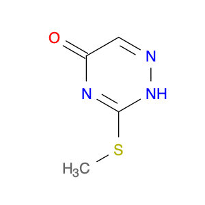 1,2,4-Triazin-5(2H)-one, 3-(methylthio)-