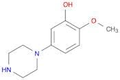 2-Methoxy-5-piperazin-1-yl-phenol