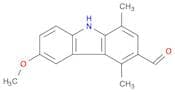 6-Methoxy-1,4-dimethyl-9H-carbazole-3-carbaldehyde