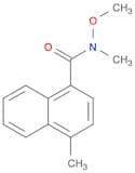 1-Naphthalenecarboxamide, N-methoxy-N,4-dimethyl-