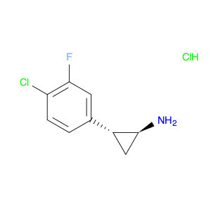 (1S,2R)-Rel-2-(4-chloro-3-fluorophenyl)cyclopropan-1-amine hcl