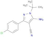 5-Amino-1-(tert-butyl)-3-(4-chlorophenyl)-1H-pyrazole-4-carbonitrile