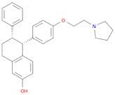 2-NAPHTHALENOL, 5,6,7,8-TETRAHYDRO-6-PHENYL-5-[4-[2-(1-PYRROLIDINYL)ETHOXY]PHENYL]-, (5R,6S)-