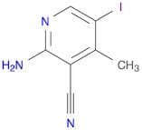 3-Pyridinecarbonitrile, 2-amino-5-iodo-4-methyl-