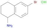 6-Bromo-1,2,3,4-tetrahydronaphthalen-1-amine-hcl