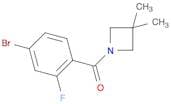 (4-Bromo-2-fluorophenyl)(3,3-dimethylazetidin-1-yl)methanone