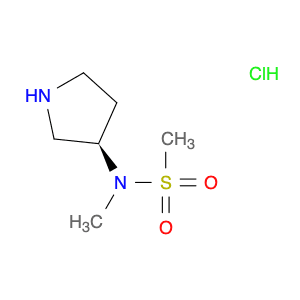 Methanesulfonamide, N-methyl-N-(3R)-3-pyrrolidinyl-, hydrochloride (1:1)