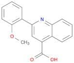 4-Quinolinecarboxylic acid, 2-(2-methoxyphenyl)-