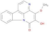 6H-Indolo[3,2,1-de][1,5]naphthyridin-6-one, 5-hydroxy-4-methoxy-