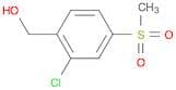 Benzenemethanol, 2-chloro-4-(methylsulfonyl)-