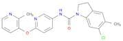 1H-Indole-1-carboxamide, 6-chloro-2,3-dihydro-5-methyl-N-[6-[(2-methyl-3-pyridinyl)oxy]-3-pyridiny…