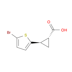 (1S,2S)-Rel-2-(5-bromothiophen-2-yl)cyclopropane-1-carboxylic acid