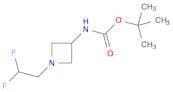 Carbamic acid, N-[1-(2,2-difluoroethyl)-3-azetidinyl]-, 1,1-dimethylethyl ester
