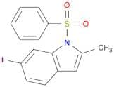 1-(Benzenesulfonyl)-6-iodo-2-methyl-1h-indole