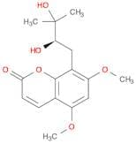 2H-1-Benzopyran-2-one, 8-[(2R)-2,3-dihydroxy-3-methylbutyl]-5,7-dimethoxy-