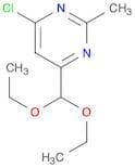 4-Chloro-6-(diethoxymethyl)-2-methylpyrimidine