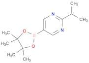 Pyrimidine, 2-(1-methylethyl)-5-(4,4,5,5-tetramethyl-1,3,2-dioxaborolan-2-yl)-