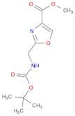 4-Oxazolecarboxylic acid, 2-[[[(1,1-dimethylethoxy)carbonyl]amino]methyl]-, methyl ester
