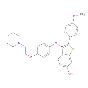 2-(4-methoxyphenyl)-3-{4-[2-(piperidin-1-yl)ethoxy]phenoxy}-1-benzothiophen-6-ol
